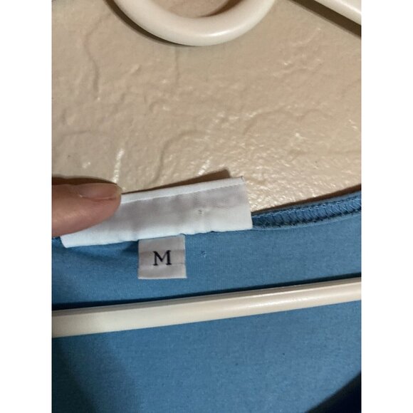 Bryn Walker Tunic Shirt Size Medium Asymmetrical Lagenlook Boho Made in USA - Picture 5 of 5